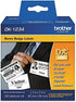 Brother Genuine DK-1234 Die-Cut Adhesive Name Badge White Paper Labels for Brother QL Label Printers, 2.3" x 3.4" (60mm x 86mm), 260 Labels per Roll, DK1234