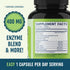 Digestive Enzymes Supplement with Probiotics | for Breaking Down Dairy, Protein, Sugar, & Carbs* | Nutrient Absorption, Lactose, Gas Relief, & Bloating* | Vegetarian, 3rd-Party Tested (60 Capsules)