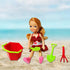 Mini Fashion Doll, 5 Inches Dress-Up Doll, with Small Accessories Aged 3+ (Beach Girl)