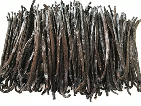 26 Tahitian Vanilla Beans Grade B Extract Exclusive Bulk|4"-6" Whole Natural Raw NON-GMO PODS by FITNCLEAN VANILLA