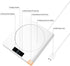 Mug Warmer 5 Temperature Settings Timing Reminder | Portable Beverage Warmer USB Coffee Mug Warmer with Auto Shut Off Function Coffee Cup Warmer for Desk White