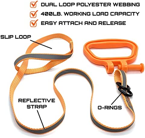 MULTUS: Perfect Deer Drag - Hunting Dragging Pull Rope - Safety Reflective Hunting Accessory Hunting Gear Gift for Men