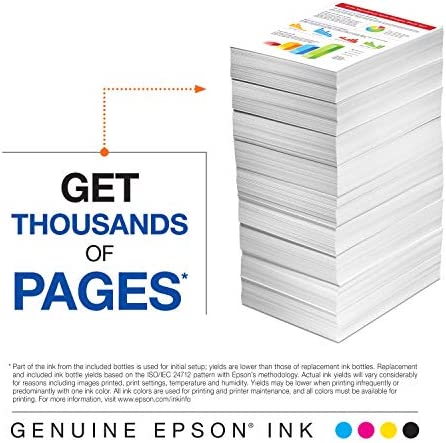 EPSON T522 EcoTank Ink Ultra-high Capacity Bottle Black (T522120-S) for select Epson EcoTank Printers