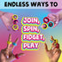 BunMo Fidget Toys - Magnetic Rings Fidget Toy Fidgets. The 123GO! Fidget Rings, Fidget Toys for Adults, Anxiety and ADHD Toys, Fidgets for Adults Teens and Kids.