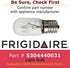 Frigidaire 5304440031 Light Bulb Microwave, Multicolored