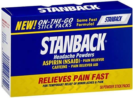 Stanback Headache Powders | 50 Count | Packaging May Vary