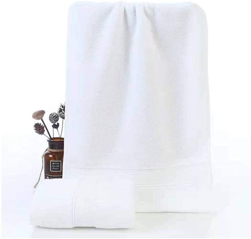 100% Cotton Hand Towels 2 Pack , Salon Thick Bath Hand Towel,Gym Towel 14" x 30", Face Cloth, Soft and Absorbent Washcloths Set for Home Bathroom Hotel (White)€¦