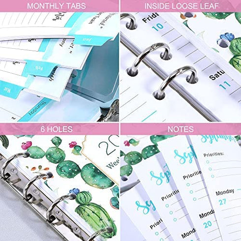 2023 Planner Refills - Planner Refills 2023, 2023 Weekly and Monthly Planner Refills, Jan 2023 - Dec 2023, 5-1/2" x 8-1/2", A5 Planner Inserts, Refill Paper, 6-Hole Punched, Monthly Tabs