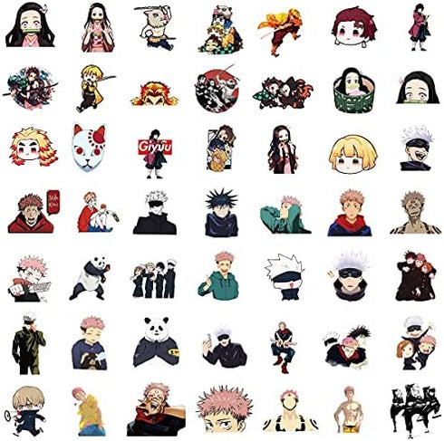 200 PCS Anime Stickers Vinyl Waterproof Stickers for Laptop Water Bottles for Hydro Flask Skateboard Computer Phone Anime Sticker Pack for Kids/Teen (200 PCS Anime Stickers)