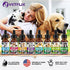 Vetflix Pet Vitamins 10-in-1 Made in USA - Natural Glucosamine for Dogs & Cats, Essential Multivitamin Blend for Pet Joint Health, Longevity, Gut & Immune Health - All Ages, Breeds and Sizes 2 fl oz