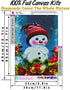 Christmas 5d DIY Diamond Painting by Number Kits for Adults,Diamond Art Kits Crystal Rhinestone Embroidery Diamond Dotz Home Decorations Snowman Gift?Canvas Size: 11.8 X 15.75 in