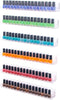 Coward 6 Piece Acrylic Nail Polish Organizer Rack Wall Mounted, Essential oil Display Stand, Alcohol ink Paint Storage Holder, displays 90 Bottles