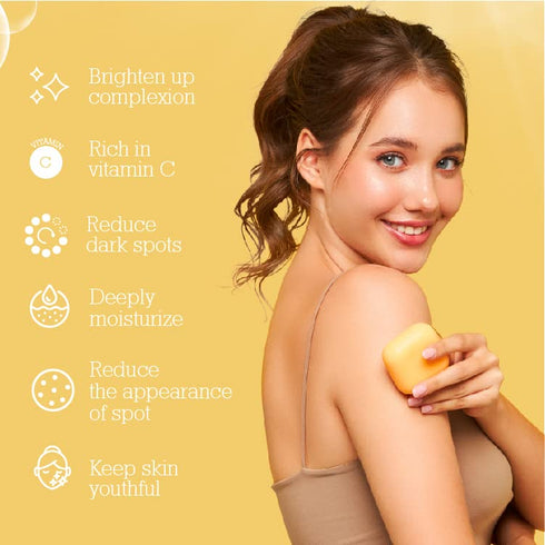 Koji White Kojic Acid & Vitamin C Brightening Soap for Face, Diminishes Dark Spots, Smooth And Soft Complexion, Paraben Free, Not Tested on Animals and Dermatologist Tested, 2.82 oz (2 Bars)