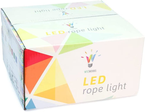 WYZworks 10 ft Blue PRE-Assembled LED Rope Lights - 2 Wire Christmas Holiday Decoration Indoor/Outdoor Lighting | UL Certified