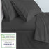 Cathay Home 108072-FT Fitted Sheet, Twin, Gray