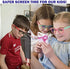 DeBuff Kids Blue Light Blocking Glasses Boys Girls Nerd Blue Light Blockers Age 3-12 (Clear)