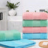 Cleanbear Soft Hand Towels Bathroom Hand Towel Set, 100% Cotton Lightweight for Quick Dry 2 Pack, 13 x 29 Inches (Peach Pink)