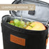 Tirrinia 2 Bottle Wine Tote Carrier - Leakproof & Insulated Padded Versatile Wine Cooler Bag for Travel, BYOB Restaurant, Wine Tasting, Party, Dinner, Great Christmas Day Gift for Wine Lover, Black