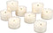 Stonebriar Bulk 96 Pack Unscented Smokeless Long Burning Clear Cup Tea Light Candles with 8 Hour Extended Burn Time