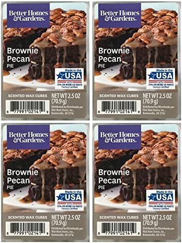 Better Homes and Gardens Brownie Pecan Pie Scented Wax Cubes - 4-Pack