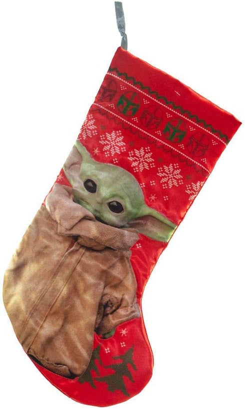 Kurt Adler Star Wars Baby Yoda Christmas Stocking