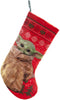 Kurt Adler Star Wars Baby Yoda Christmas Stocking
