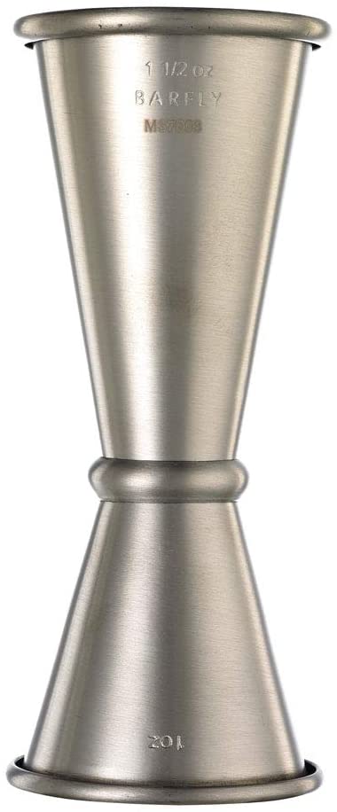 Barfly Japanese Style Jigger, 1 oz x 1-1/2 oz, Stainless