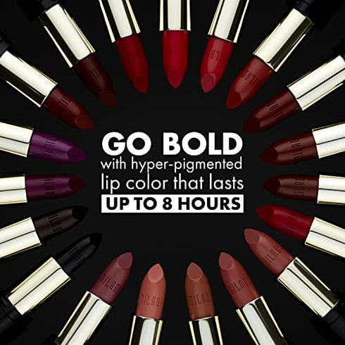 Milani Bold Color Statement Matte Lipstick - I Am Powerful (0.14 Ounce) Vegan, Cruelty-Free Bold Color Lipstick with a Full Matte Finish