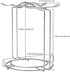 MyLifeUNIT Coffee Cup Holder, Stainless Steel Coffee Cup Rack Stand for Counter, 6 Hooks