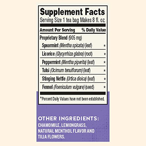 Celestial Seasonings Wellness Tea, Sleepytime Sinus Soother, 20 Count Box