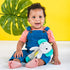 Bright Starts Snuggle & Teethe Plush Teething Baby Toy - Elephant, Crinkle Fabric, Ages 0 Months +