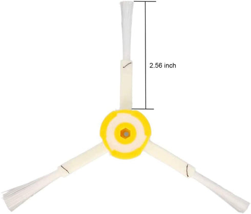 Side Brush Replacement for IRobot Roomba 900,800,700 and 600 Series 960 980 985 860 870 877 880 890 891 895 805 761 770 780 790 614 650 665 671 675 690 Models, 6-Pack by VVSUN