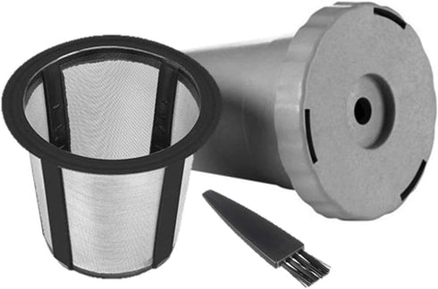 PREMIUM FILTERS DIRECT Reusable Coffee Filter fits KEURIG Classic 1.0 & Cuisinart Single Serve Brewers replaces your KEURIG My K-Cup / Cuisinart Filter + Micro Cleaning Brush