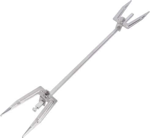 Cabilock Air Fryer Universal Rotisserie Baking Stainless Steel Creative Rotating Roast Chicken Fork Grill Rotisserie for Home Kitchen