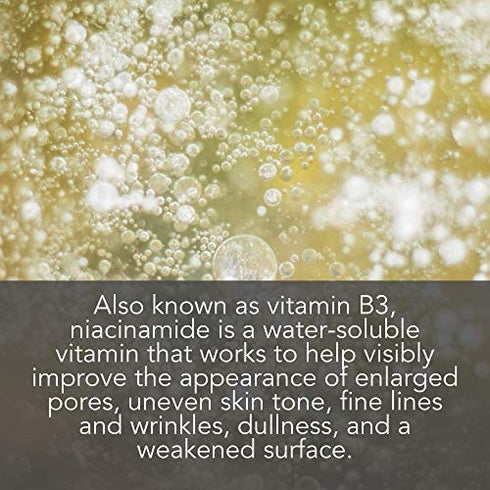Vitamin B3 Niacinamide Serum by Pure Body Naturals, 1 Fluid Ounce - Super Moisturizer Cream for A Younger Looking Face and Body - Pore Reducing Facial Lotion - Pure and Natural Ingredients