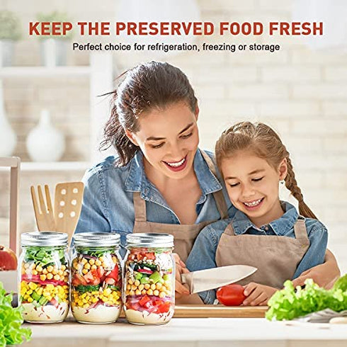 Upgrade 50Pcs Canning Lids Regular Mouth, Canning Jar Lids, Split-type Mason Jar Lids for kerr and Ball Canning Jars, BPA Free Food Grade Material Jar Lids (2.75in Lids) …