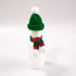 BESTOYARD 8pcs Mini Christmas Scarf Christmas Pet Scarf for Dog Cat and Wine Bottle Decoration for Xmas Party Holiday Dinner Table Ornament