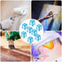 8 Pieces Canvas Stands Paint Stands for Painting Mini Canvas Feet Risers Canvas Support Stands for Fluid Acrylic Pouring Paint Supplies (Blue)