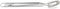Fox Run 8-Inch Flat Coil Whisk, 8.25 x 1.5 x 1.25, Metallic