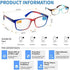 K KENZHOU Progressive Multifocus Reading Glasses Blue Light Blocking for Women Men No Line Multifocal Readers