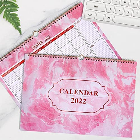 2022 Calendar - Wall Calendar 2022, 15"×10.5" Large Wall Calendar Hanging Monthly Calendar Planner with Large Blocks, Twin-Wire Binding, Perfect for Planning and Organizing