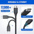 13.2 Ft PS5 Controller Charging USB C Cable Replace Charger Cable for PS5 Charging Station Dock, 90 Mins Fast Plug Charging Cord Compatible with Playstation 5/Xbox Series Wireless Remote Control Black