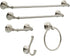 DELTA Faucet Bathroom Accessories 79450-SS Linden Pivoting, Brilliance Stainless Steel Toilet Paper Holder, 12 x 6 x 5 Inches