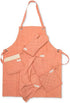 Full Circle Kind Collection Plant-Dyed Organic Cotton, Apron, Pomegranate