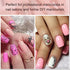 AORAEM Short Square Oval Nail Tips,240Pcs Full Matte Artificial Full Cover Soft Clear False Gel Nail Tips 10 Sizes with Box for Home DIY Nail Salon
