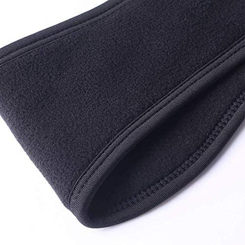 Zkptops 2Pcs Fleece Ear Warmers Headband Winter Outdoor Sport Ear Muffs Ear Band Ear Cover Head Wrap Running Sweatband for Men Women