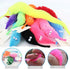 Zalmoxe 12 Pcs Fuzzy Worms with Invisible String Cat Toys Party Favors for Kids Cat(12 Colors)