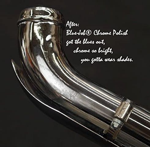 Blue-Job Chrome Polish - Perfect for Your Motorcycle! One Polish for All Your Needs