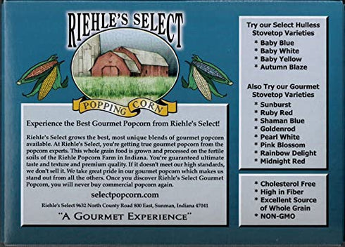 Riehle's Select Popping Corn "Hulless" Butter Microwave Popcorn - 1 Box (3 Packs)