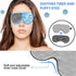 Silk Cooling Weighted Sleep Eye Mask-Relief for Headache/Migraine Relief/Sinus Pain/Puffy Dry Eyes,Universal Size (Grey)